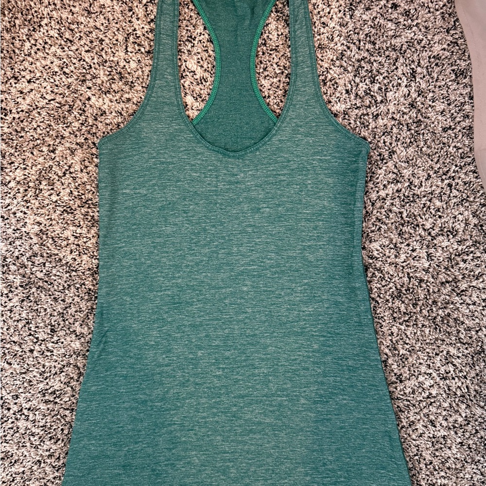 Lululemon Teal Racerback Tank Top